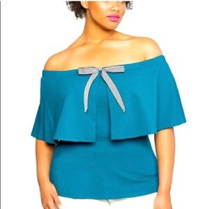 Eloquii Blue Blouse for Stylish Occasions